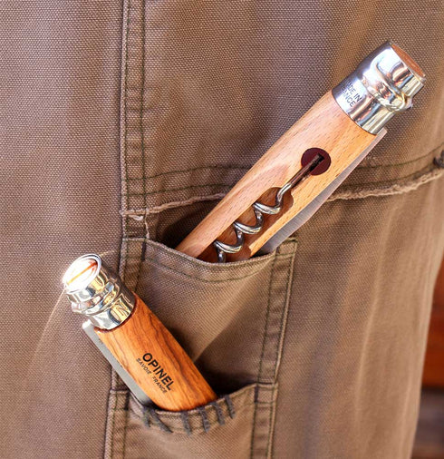 Opinel N°10 Tire-Bouchon 10號不鏽鋼木柄摺刀 (連紅酒開瓶器)
